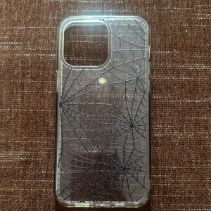 Clear Spider Web Phone Case